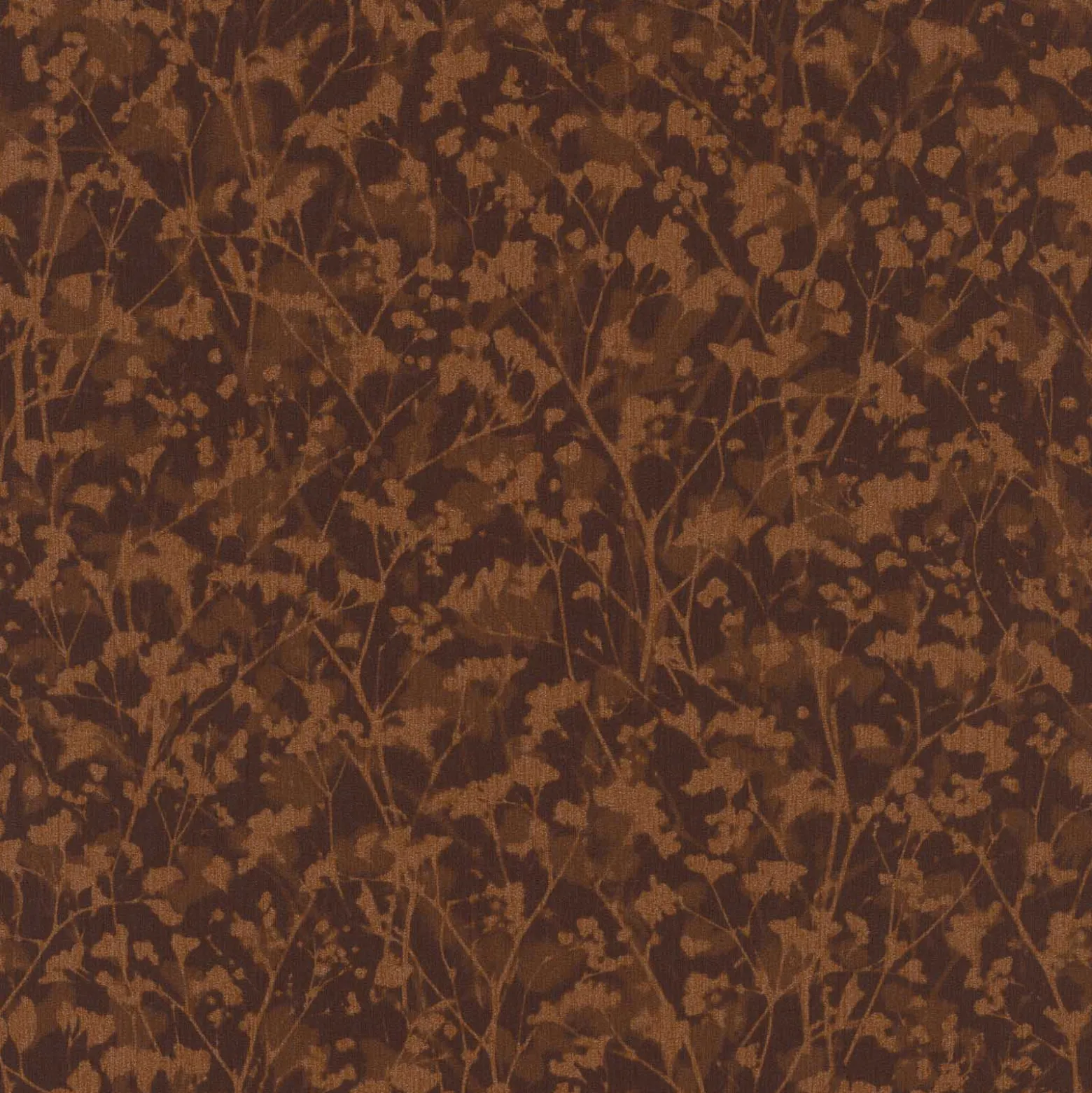 Vliestapete Rasch Floral Braun Kupfer Metallic 720778