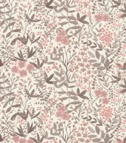 Vliestapete Rasch Floral Creme Braun Rosa 580761