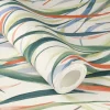 Vliestapete Rasch Floral Gräser Creme Grün Orange 330229