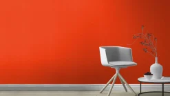 Vliestapete Rasch Florentine Uni Struktur rotorange 448573