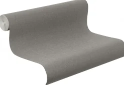 Vliestapete Rasch Florentine Uni Struktur anthrazit 448627
