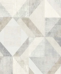 Vliestapete Rasch Grafik Muster Weiß Grau 311921