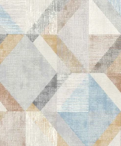 Vliestapete Rasch Grafik Muster Grau Beige 311907