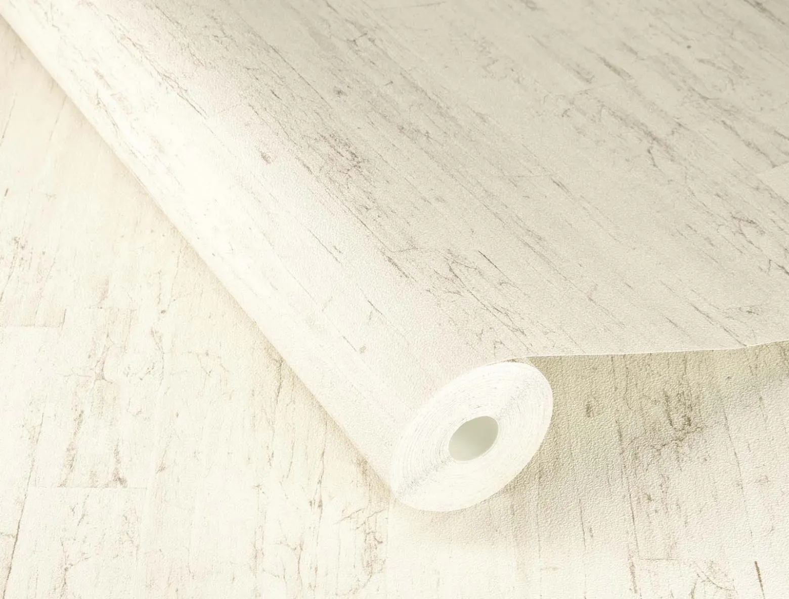 Vliestapete 537000 Rasch Holz Optik Cremeweiß