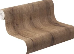 Vliestapete Rasch Holz-Optik Planken braun 514445