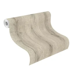 Vliestapete Rasch Holz-Optik Planken taupe grau 514483