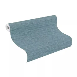 Vliestapete Rasch Holz Optik Maserung Blau 866445
