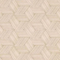 Vliestapete Rasch Holz Optik Geflecht Beige 865523