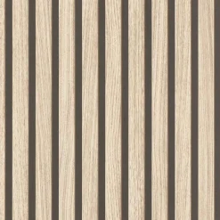 Vliestapete Rasch Holz Paneele Beige Schwarz 499315