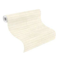 Vliestapete Rasch Leder-Optik Riemchen weiß Glanz 418415