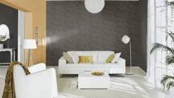 Vliestapete Rasch Marmor schwarz gold metallic 428964