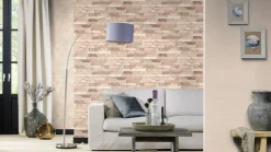 Vliestapete Rasch Stein-Optik Ziegelstein 3D beige 475159