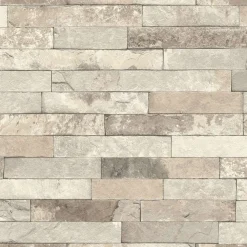 Vliestapete Rasch Stein-Optik Ziegelstein 3D beige 475159