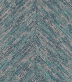 Vliestapete Rasch Streifen Fischgrät blau 617542