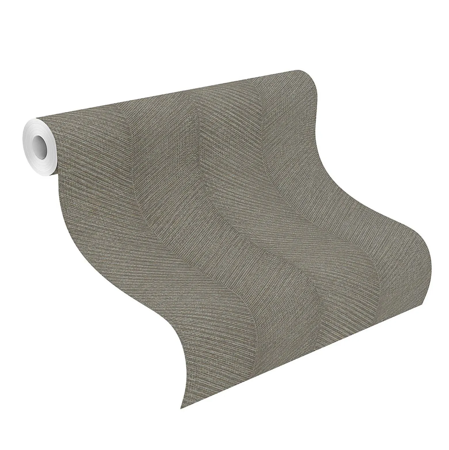 Vliestapete Rasch Streifen Grün Gold Metallic 720303