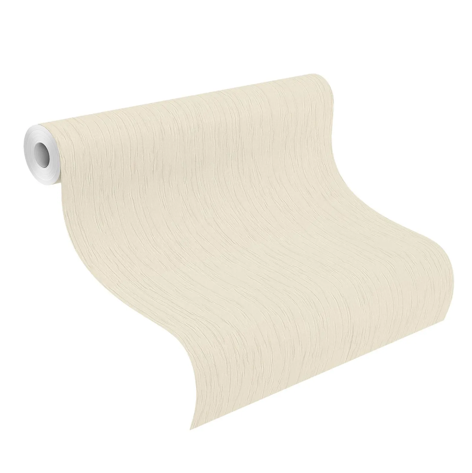 Vliestapete Rasch Strichmuster creme-weiß Glanz 539240