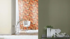 Vliestapete Rasch Textil-Design weiß-grau 407921