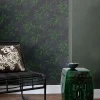 Vliestapete Rasch Textil-Design dunkelgrün 407945