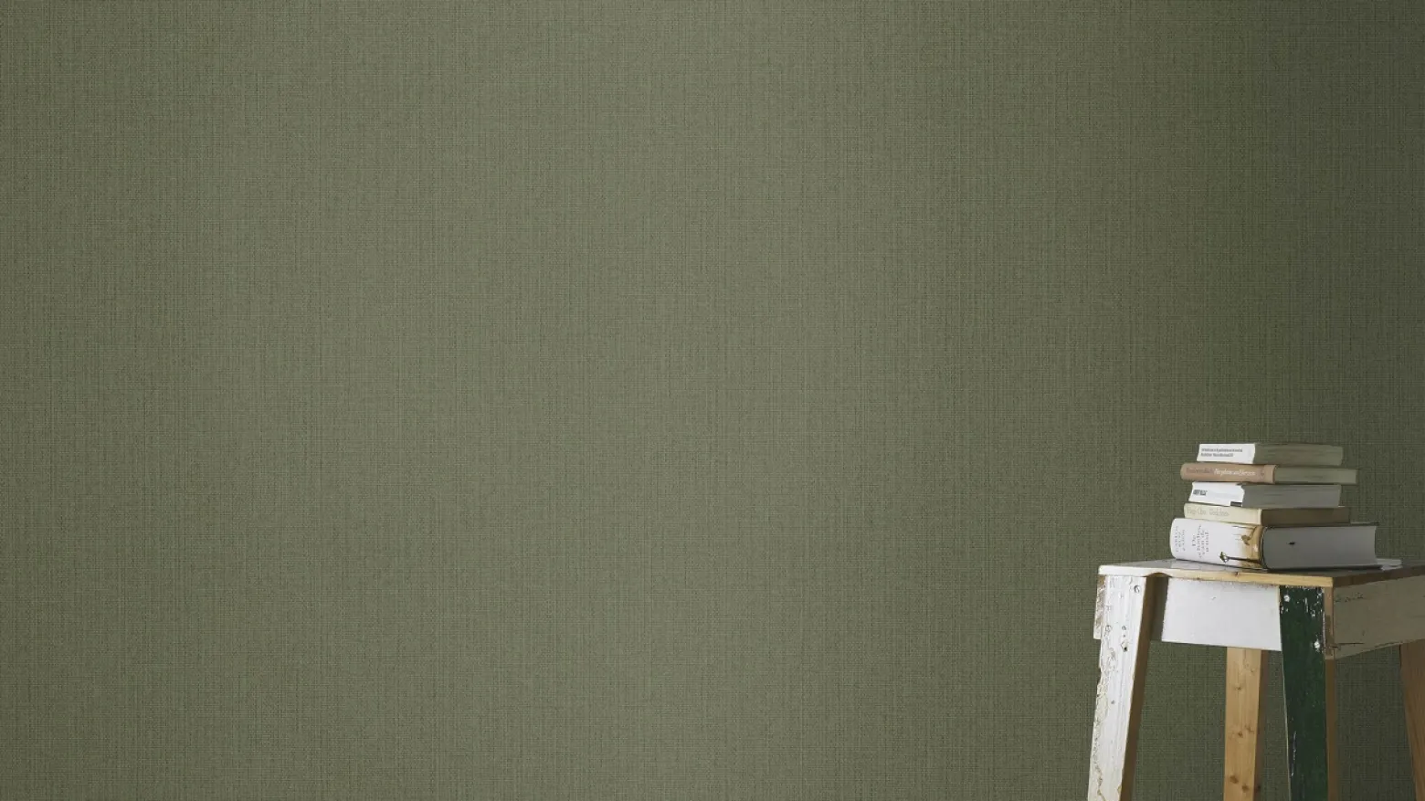 Vliestapete Rasch Textil-Design dunkelgrün 407945