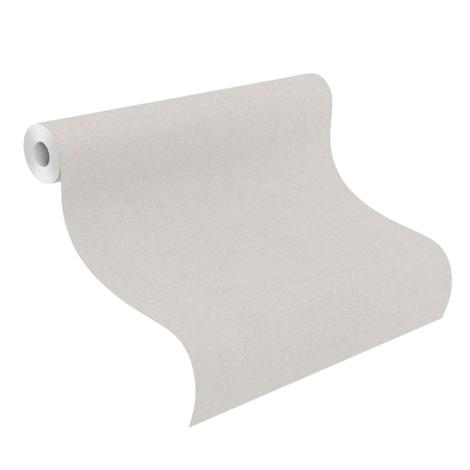 Vliestapete Rasch Textil Optik Uni Hellgrau 633696