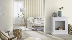 Vliestapete Rasch Textil Optik Cremeweiß 633351