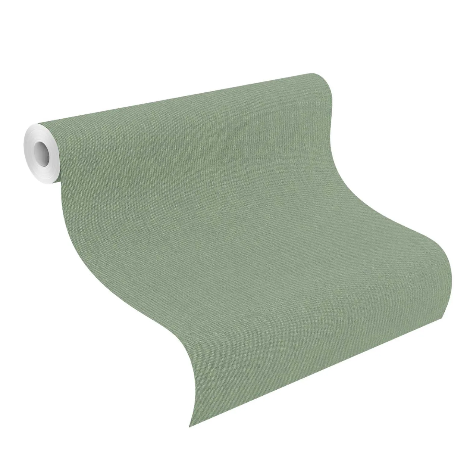 Vliestapete Rasch Textil Optik Grün 633191