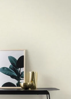 Vliestapete Rasch Uni-Design creme-weiß Metallic 420616