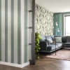 Vliestapete Rasch Uni Leinen blau-grau 484595