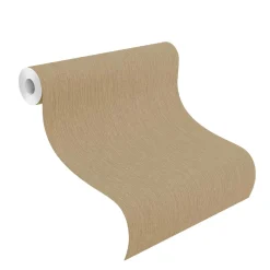 Vliestapete 537703 Rasch Uni Linien Gold