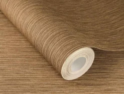 Vliestapete 537734 Rasch Uni Linien Braun