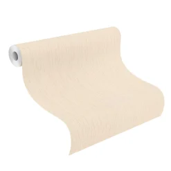 Vliestapete Rasch Uni Strichmuster rosa-beige Glanz 539257