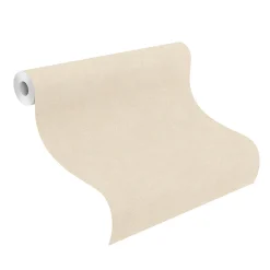 Vliestapete Rasch Uni Struktur creme 467147