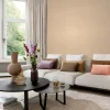 Vliestapete Rasch Uni Struktur Beige Metallic 720150