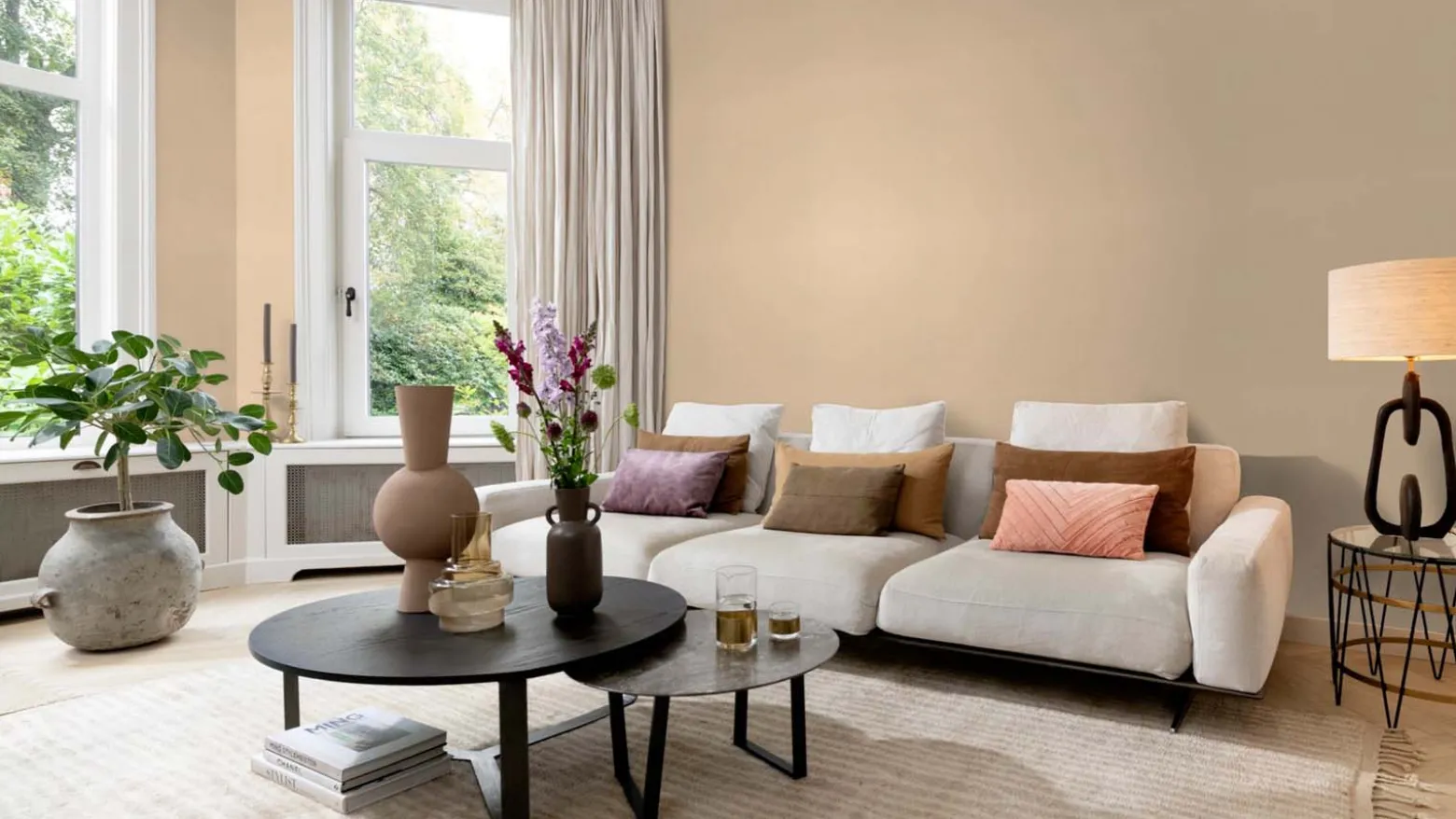 Vliestapete Rasch Uni Struktur Beige Metallic 720150