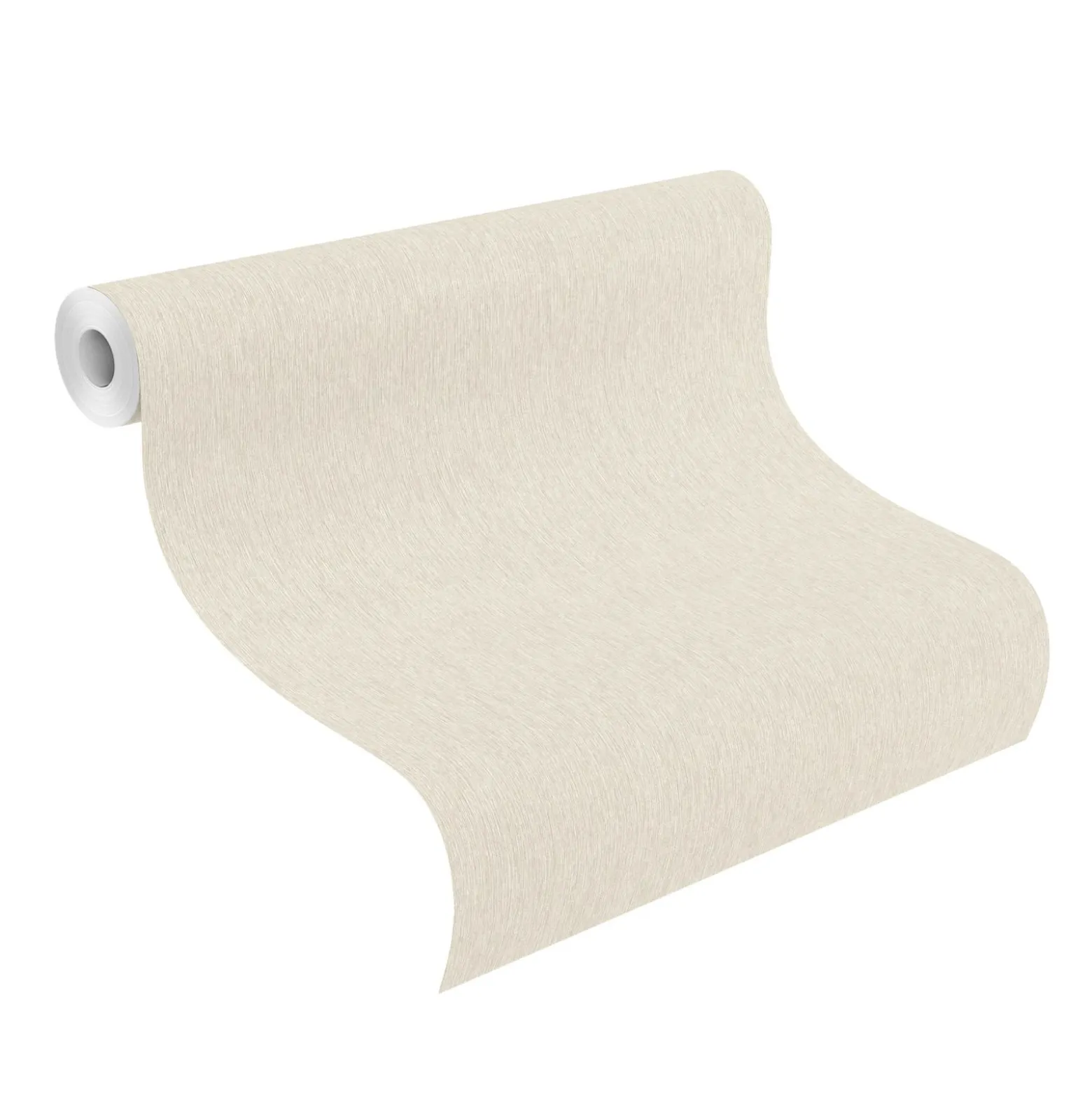 Vliestapete Rasch Uni Struktur Beige Creme Metallic 608656