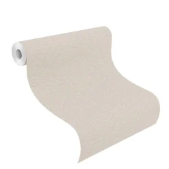 Vliestapete Rasch Uni Struktur Grau Beige 312140