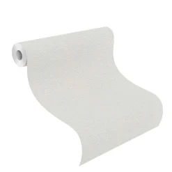 Vliestapete Rasch Uni Textil hellgrau 804539