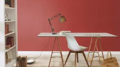 Vliestapete Rasch Uni Textil Optik Struktur Rot 688061