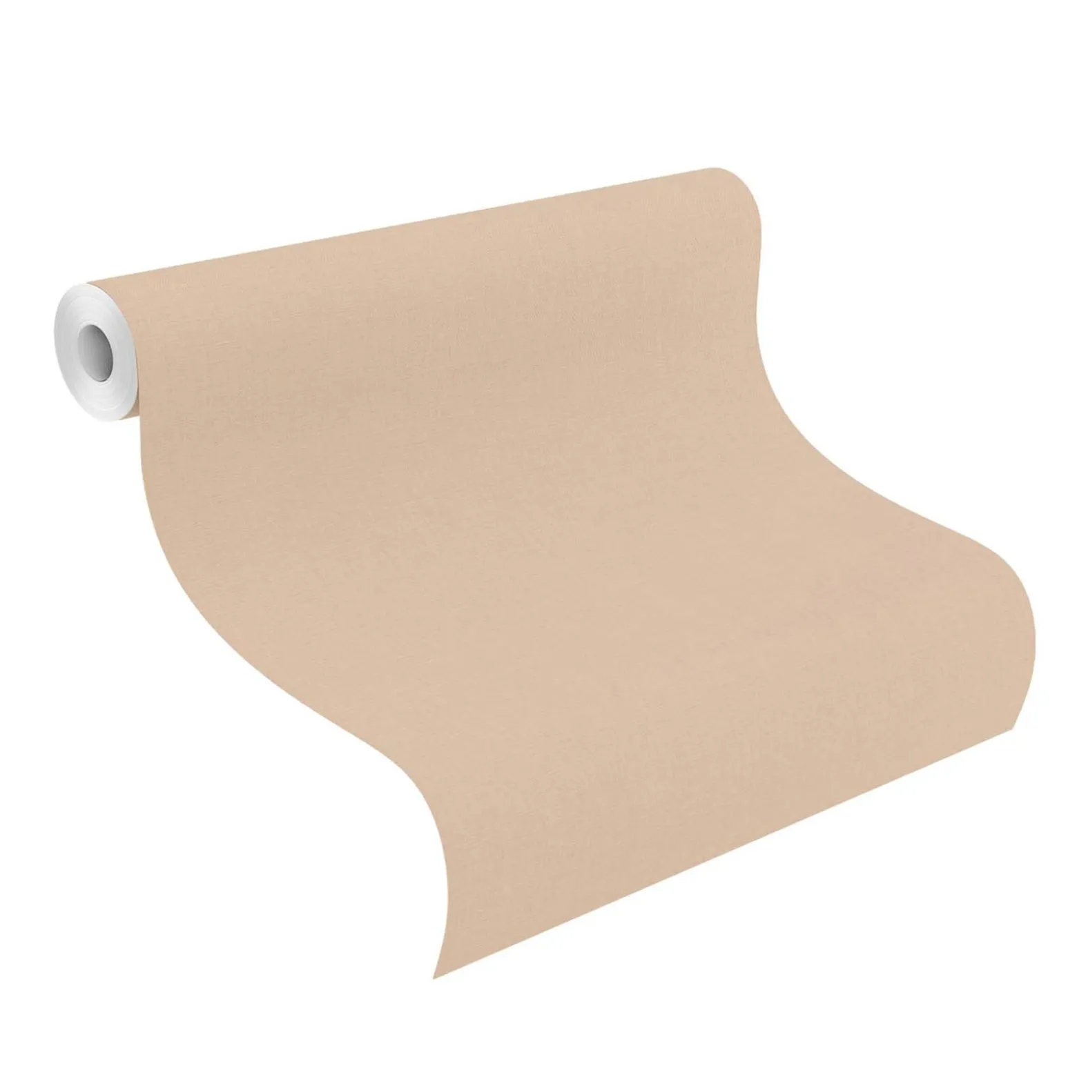 Vliestapete Rasch Uni Textil Optik Struktur Beige 690774