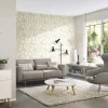 Vliestapete Rasch Uni Vintage-Stil hellgrau 402353