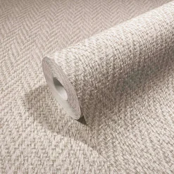 Vliestapete Rattan Flecht Optik braun weiß Marburg 59301