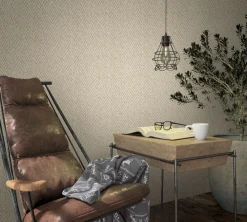 Vliestapete Rattan Flecht Optik beige braun Marburg 59305