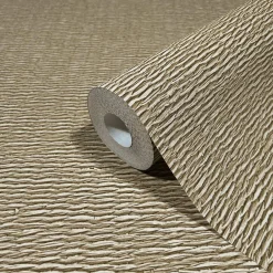 Vliestapete Rattan Weboptik Struktur Beige Braun 33384