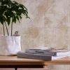 Vliestapete Rauten Muster Hellgrau Gold Metallic 38976-5