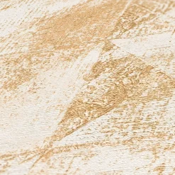 Vliestapete Rauten Muster Weiß Gold Metallic 38976-2