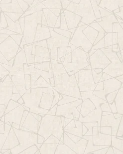 Vliestapete Rechtecke Grafik beige Glanz Novamur 6745-10