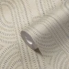 Vliestapete Retro Beige Silber Gold Metallic 39937-1