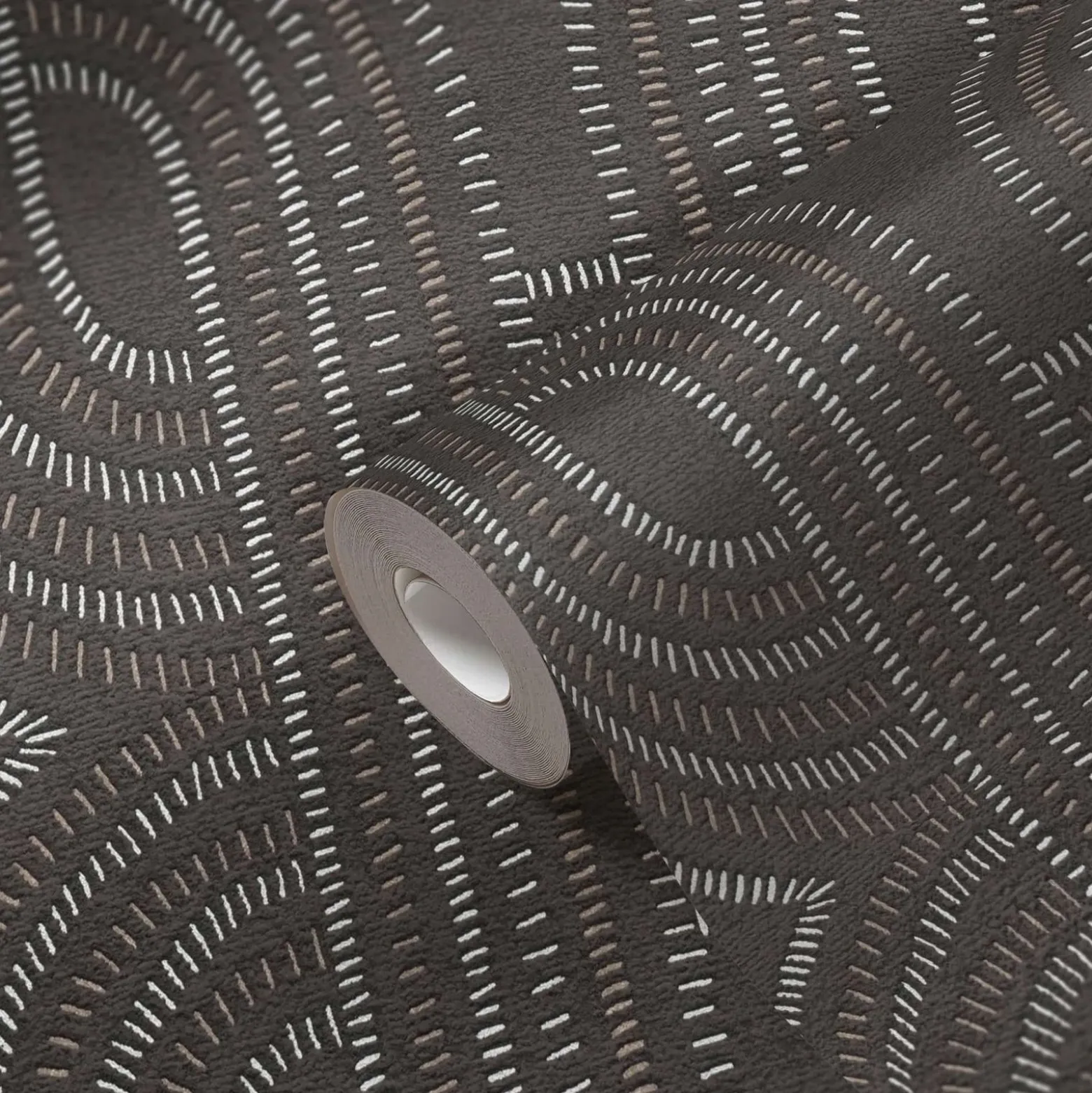 Vliestapete Retro Schwarz Gold Silber Metallic 39937-4