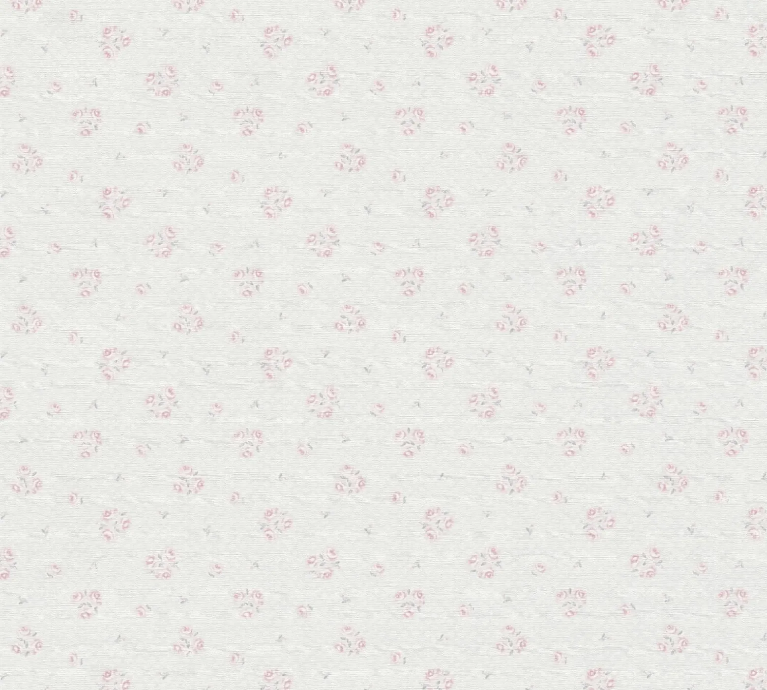 Vliestapete Rosen Landhausstil Grau Rosa Weiß 39067-3