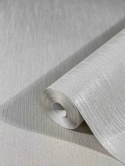 Vliestapete Sand-Struktur Streifen beige Glanz 32504